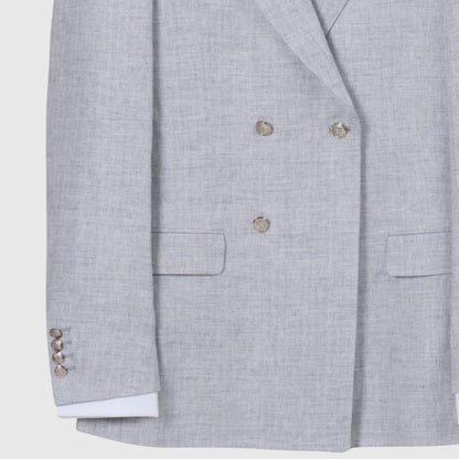 Italian Slim Fit Double Breasted Blazer