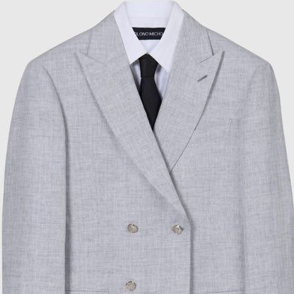 Italian Slim Fit Double Breasted Blazer